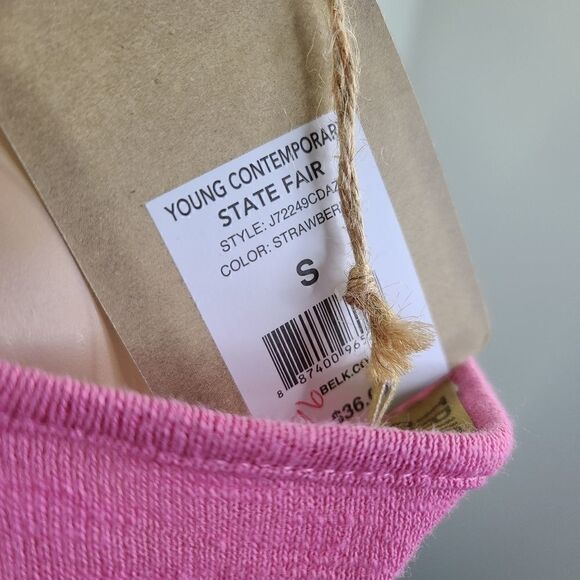 True Craft Top Crochet and Net Inset Short Small New! - Picture 6 of 6